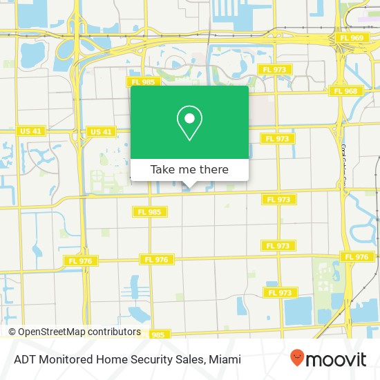 ADT Monitored Home Security Sales map
