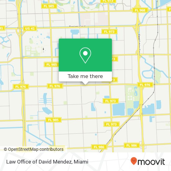 Law Office of David Mendez map