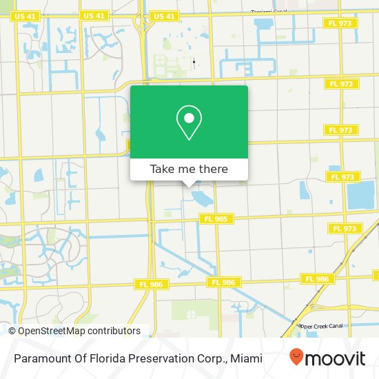 Mapa de Paramount Of Florida Preservation Corp.