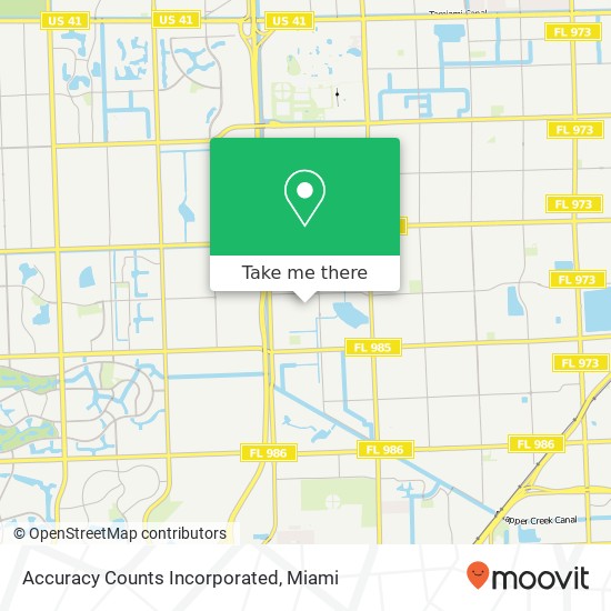 Accuracy Counts Incorporated map