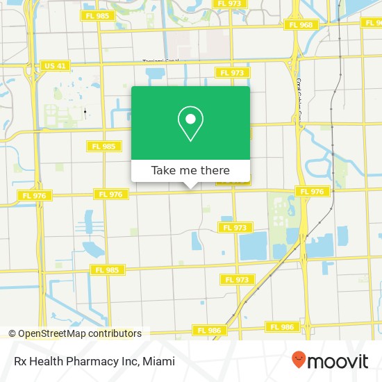 Mapa de Rx Health Pharmacy Inc