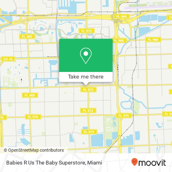 Mapa de Babies R Us The Baby Superstore