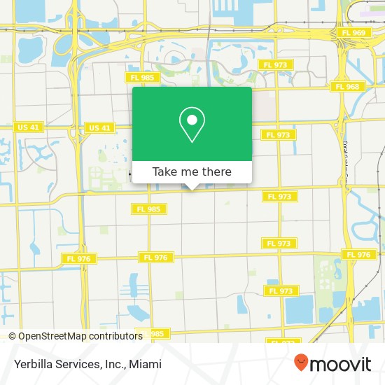 Yerbilla Services, Inc. map