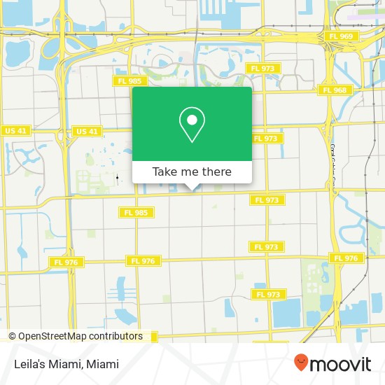 Leila's Miami map