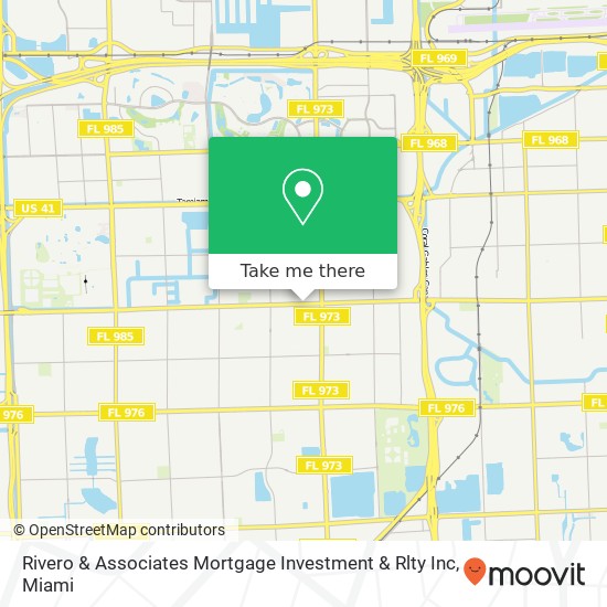 Rivero & Associates Mortgage Investment & Rlty Inc map