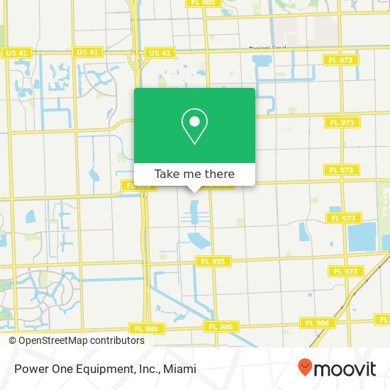 Power One Equipment, Inc. map
