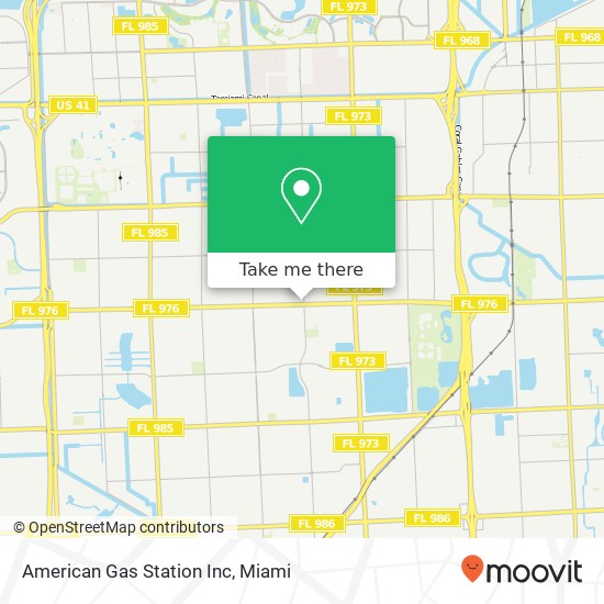 American Gas Station Inc map