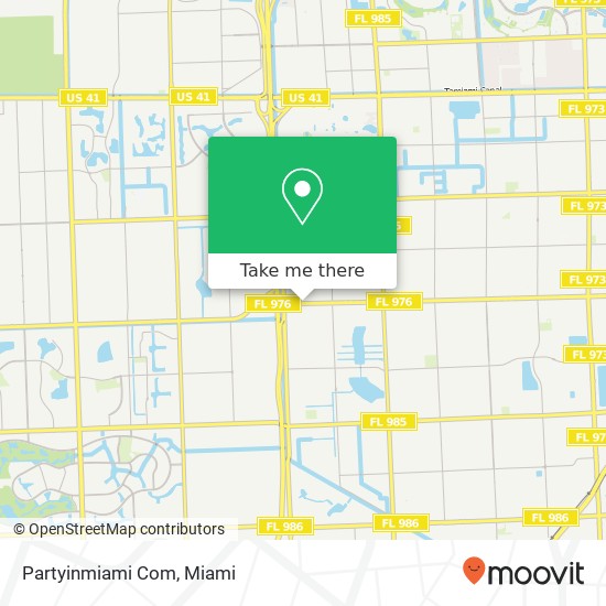 Mapa de Partyinmiami Com