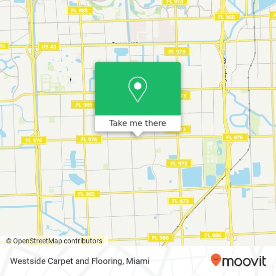 Westside Carpet and Flooring map