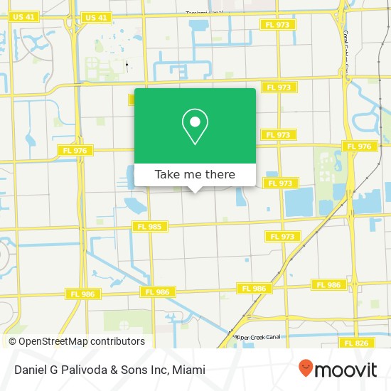 Daniel G Palivoda & Sons Inc map