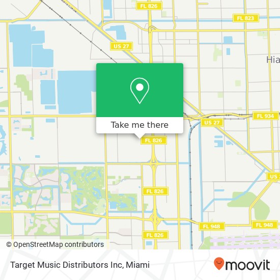 Target Music Distributors Inc map