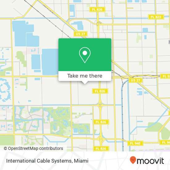 Mapa de International Cable Systems