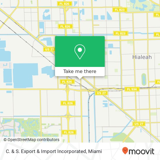 C. & S. Export & Import Incorporated map