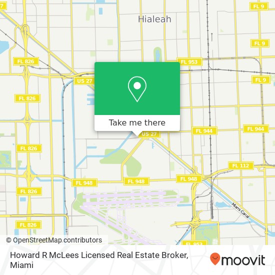 Mapa de Howard R McLees Licensed Real Estate Broker