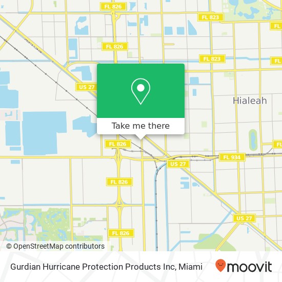 Gurdian Hurricane Protection Products Inc map