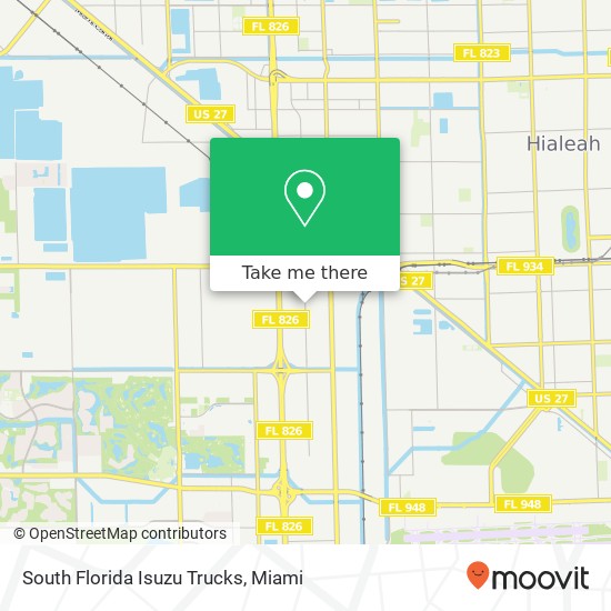 South Florida Isuzu Trucks map