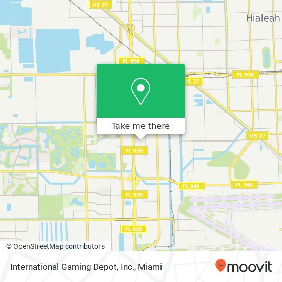 Mapa de International Gaming Depot, Inc.