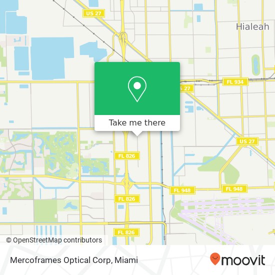 Mercoframes Optical Corp map