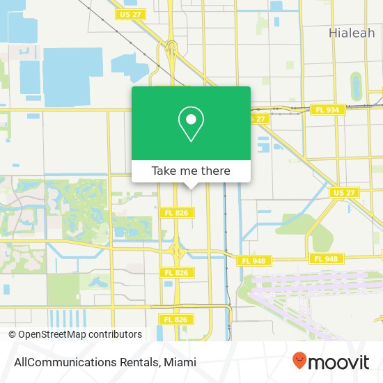 Mapa de AllCommunications Rentals