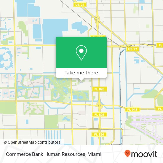 Commerce Bank Human Resources map