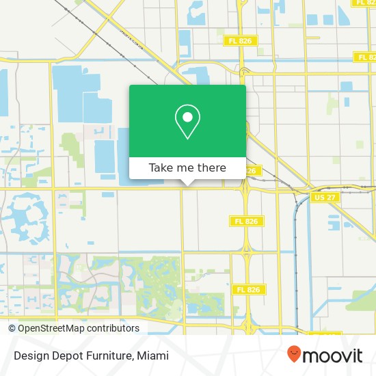 Mapa de Design Depot Furniture