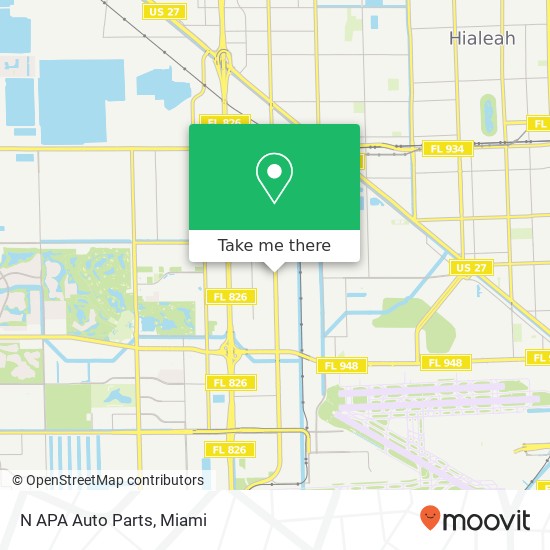 N APA Auto Parts map