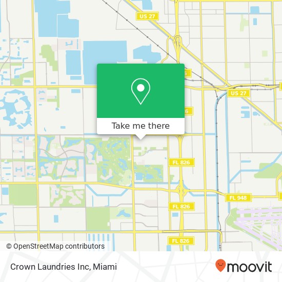 Crown Laundries Inc map