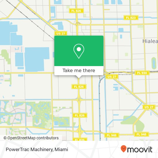 PowerTrac Machinery map