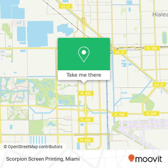 Scorpion Screen Printing map