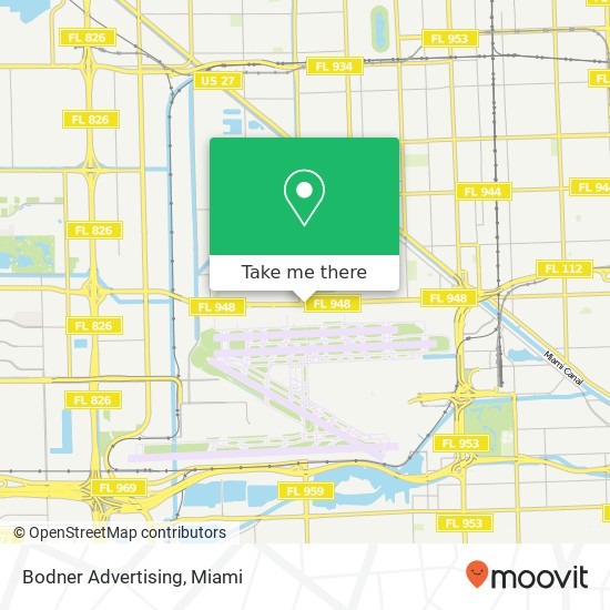 Mapa de Bodner Advertising