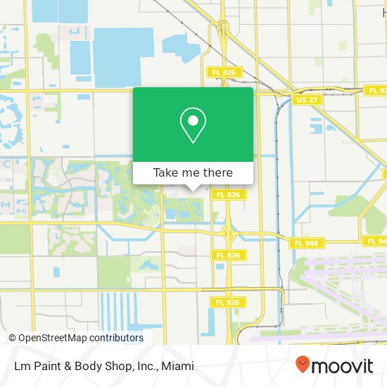 Lm Paint & Body Shop, Inc. map