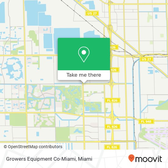 Growers Equipment Co-Miami map