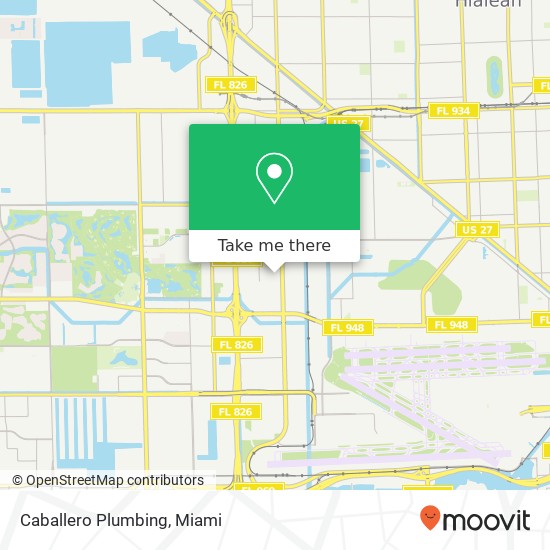 Caballero Plumbing map