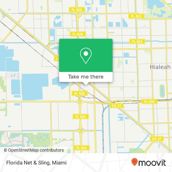 Mapa de Florida Net & Sling