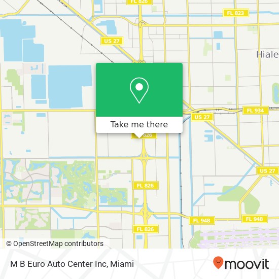 M B Euro Auto Center Inc map