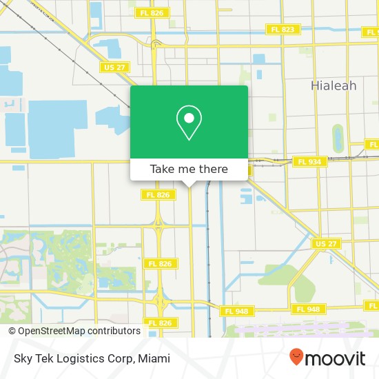 Sky Tek Logistics Corp map