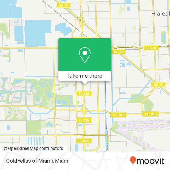 GoldFellas of Miami map