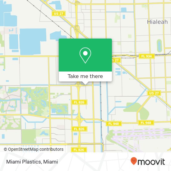 Miami Plastics map