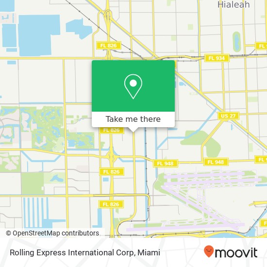 Rolling Express International Corp map
