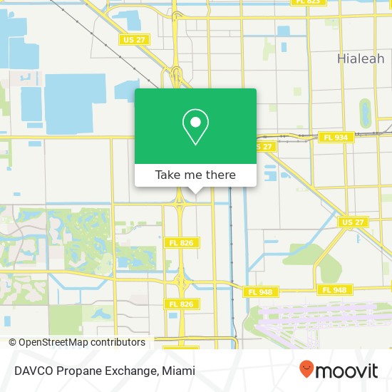Mapa de DAVCO Propane Exchange