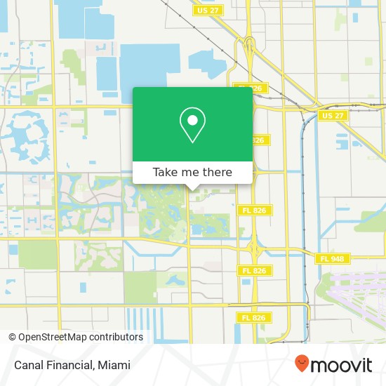 Canal Financial map