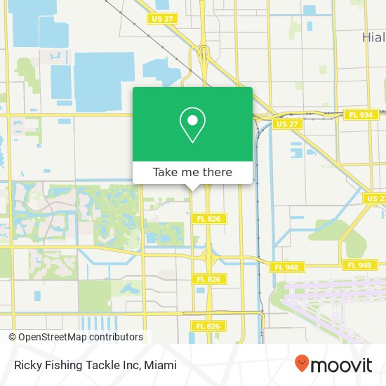 Ricky Fishing Tackle Inc map