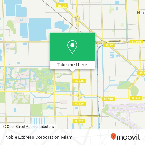 Noble Express Corporation map