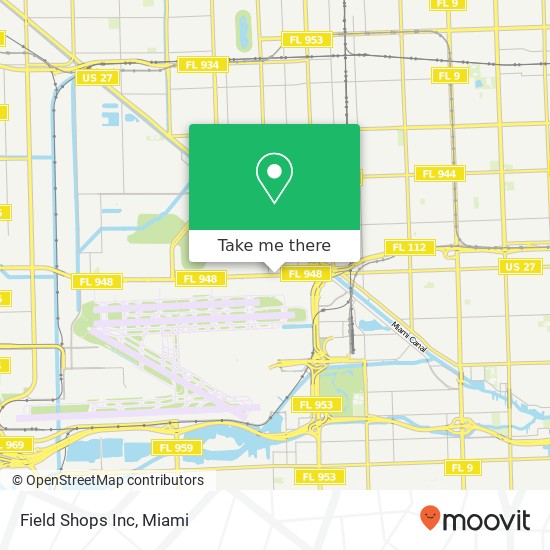 Field Shops Inc map