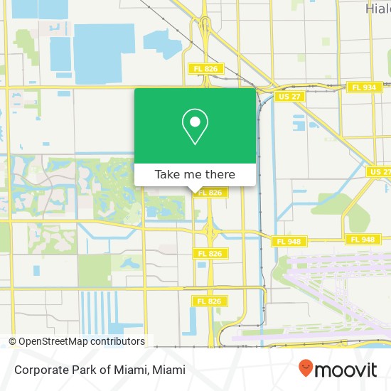 Mapa de Corporate Park of Miami