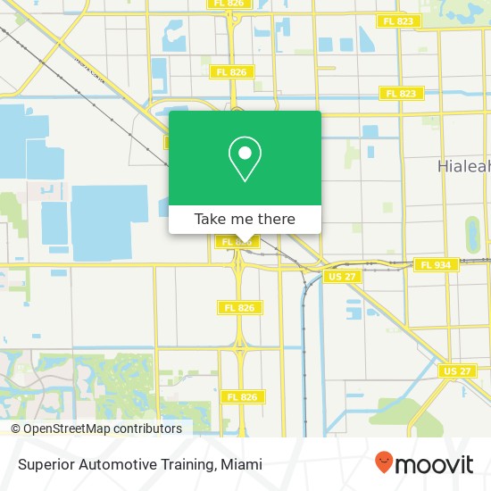 Mapa de Superior Automotive Training