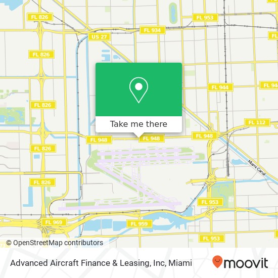 Mapa de Advanced Aircraft Finance & Leasing, Inc