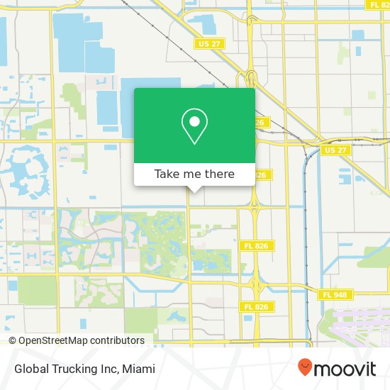 Global Trucking Inc map