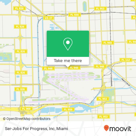 Mapa de Ser-Jobs For Progress, Inc