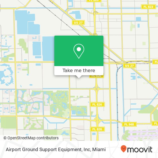 Airport Ground Support Equipment, Inc map